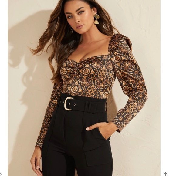 Marciano Tops - 💛💛 NWOT MARCIANO VICTORIANA BODYSUIT 💛💛